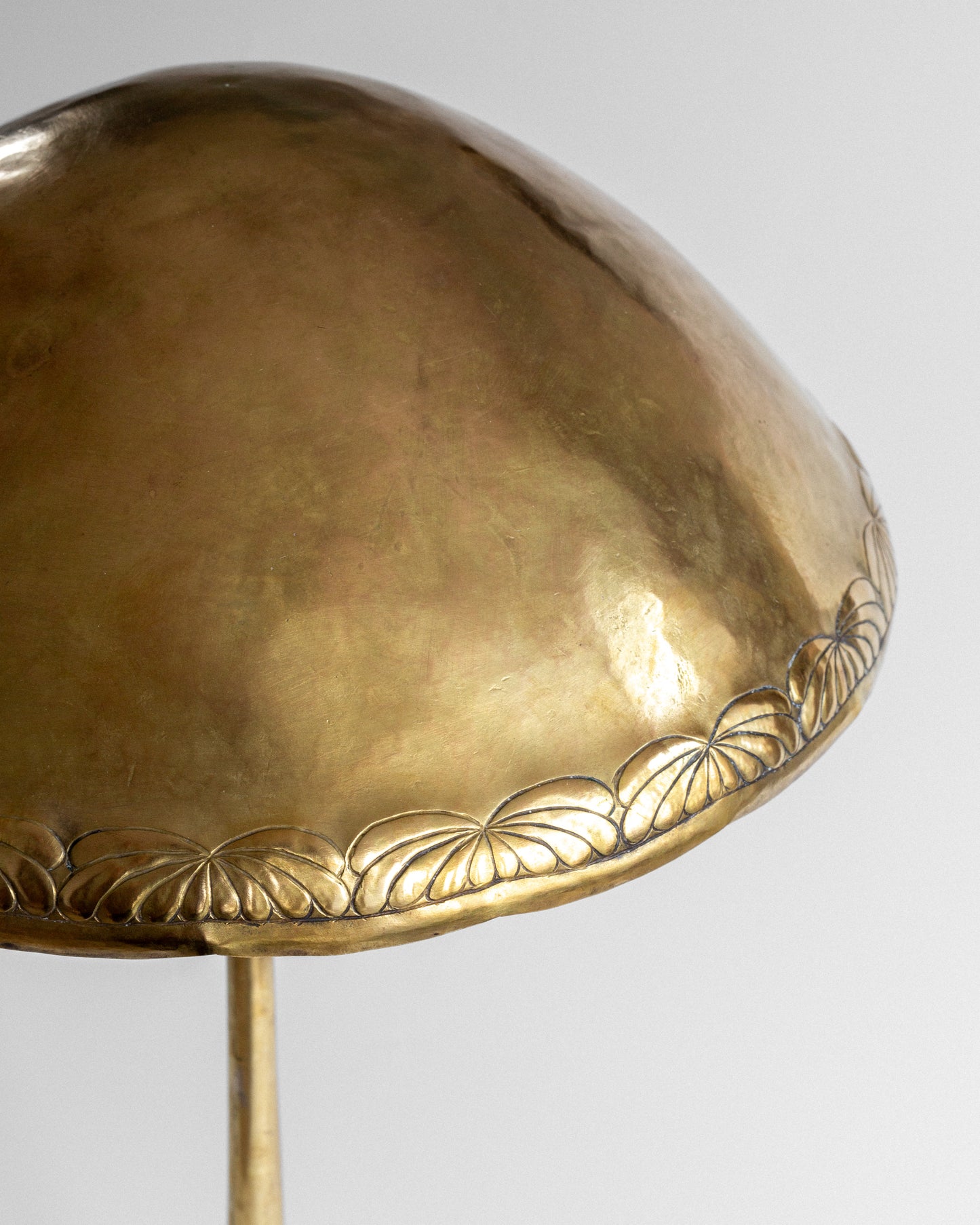 Jugend Brass Table Lamp