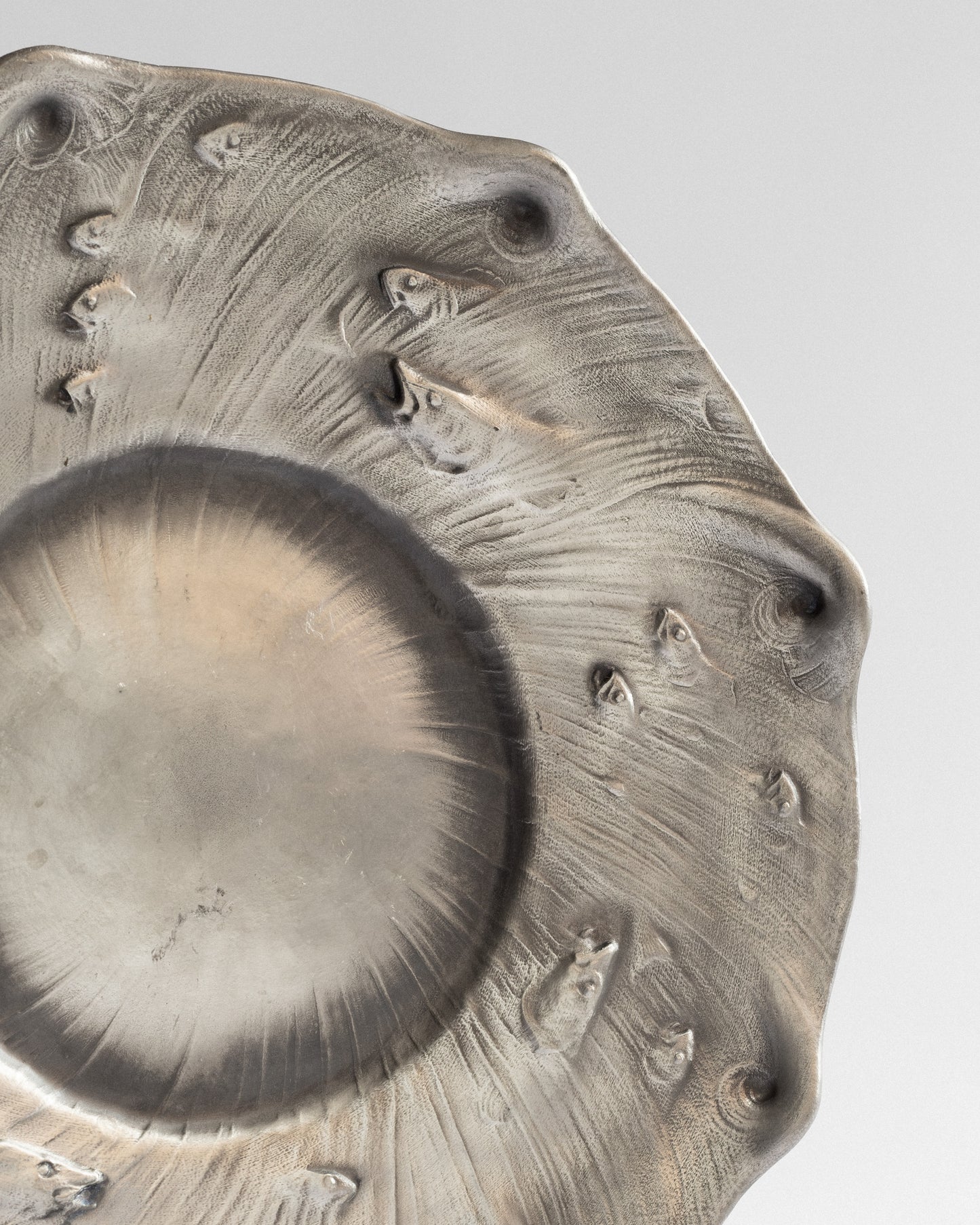 Large Pewter Plate