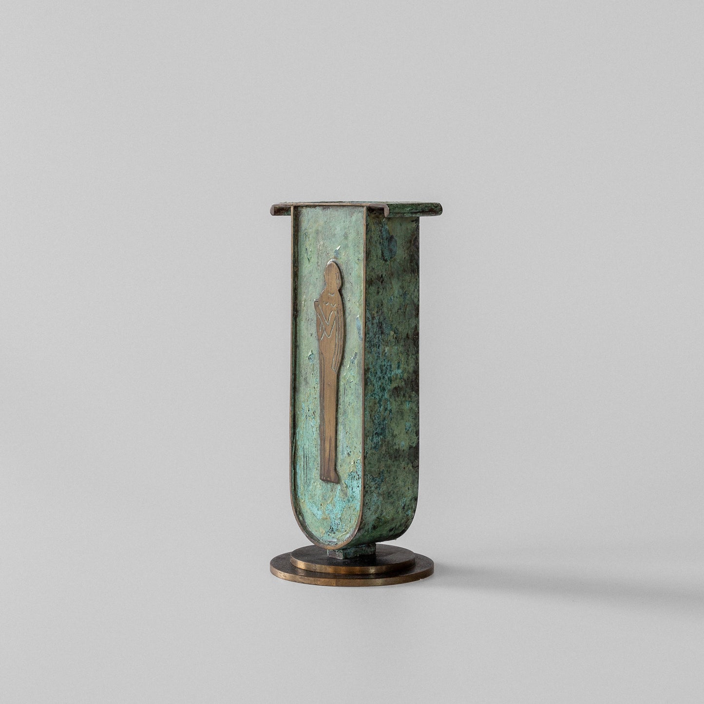 Art Deco Verdigris vessel