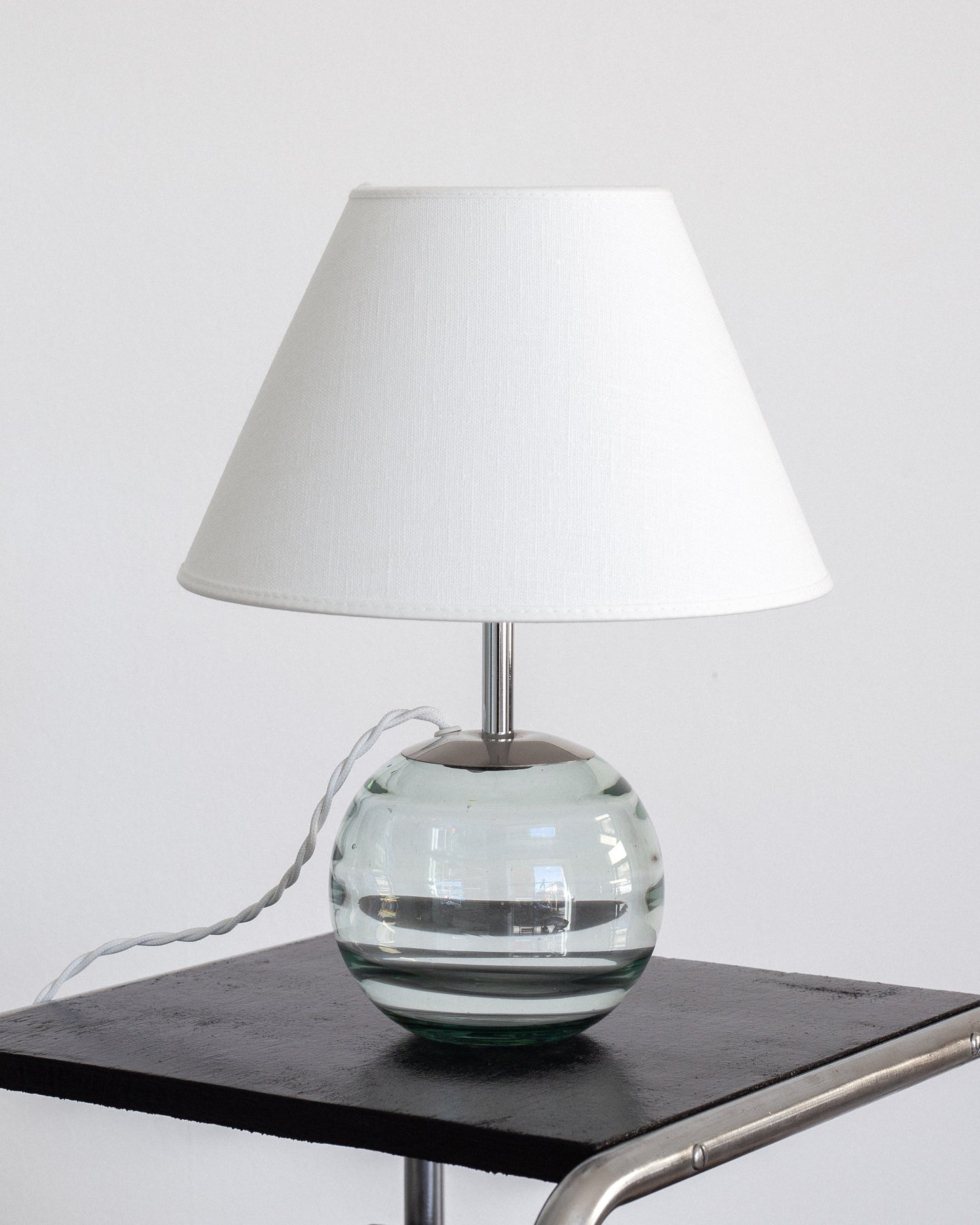 Modernist Glass Lamp