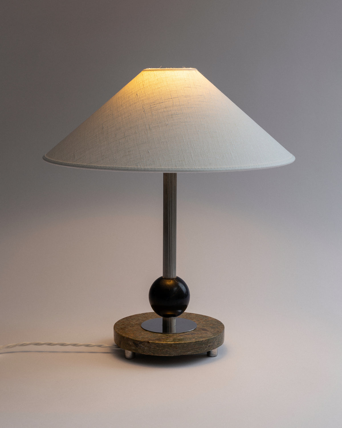 Marble & Metal Table Lamp