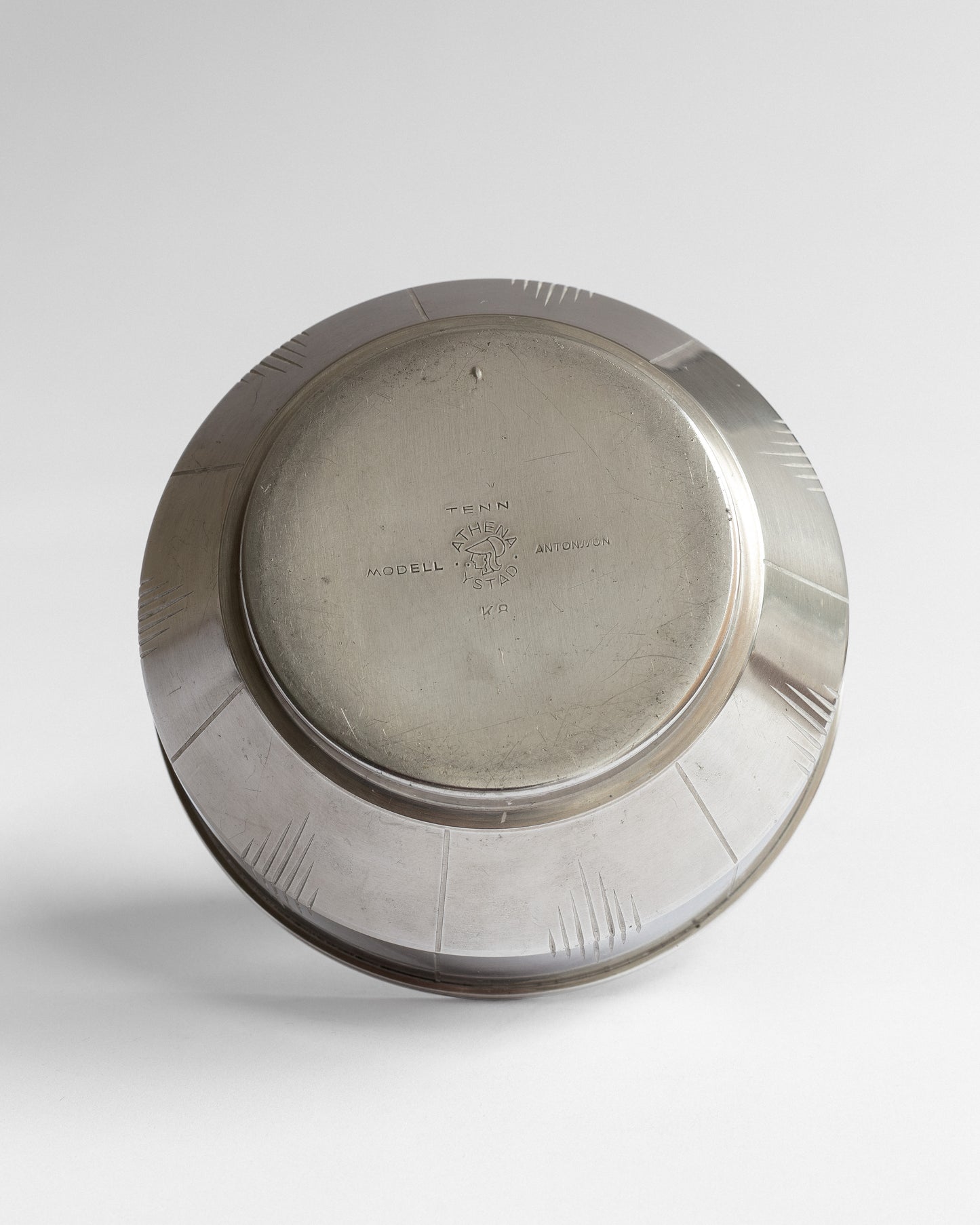 Lidded Pewter Box