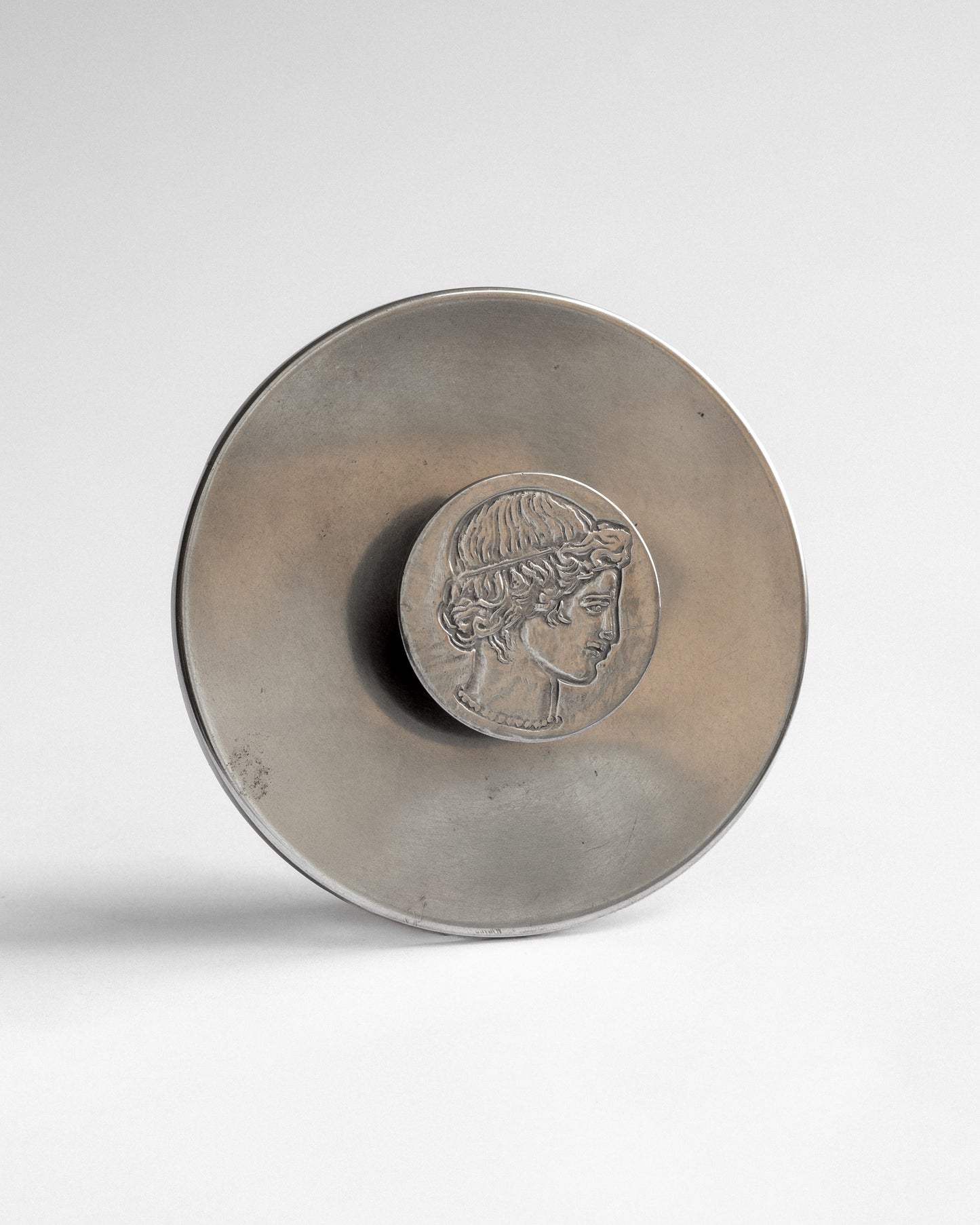 Lidded Pewter Box