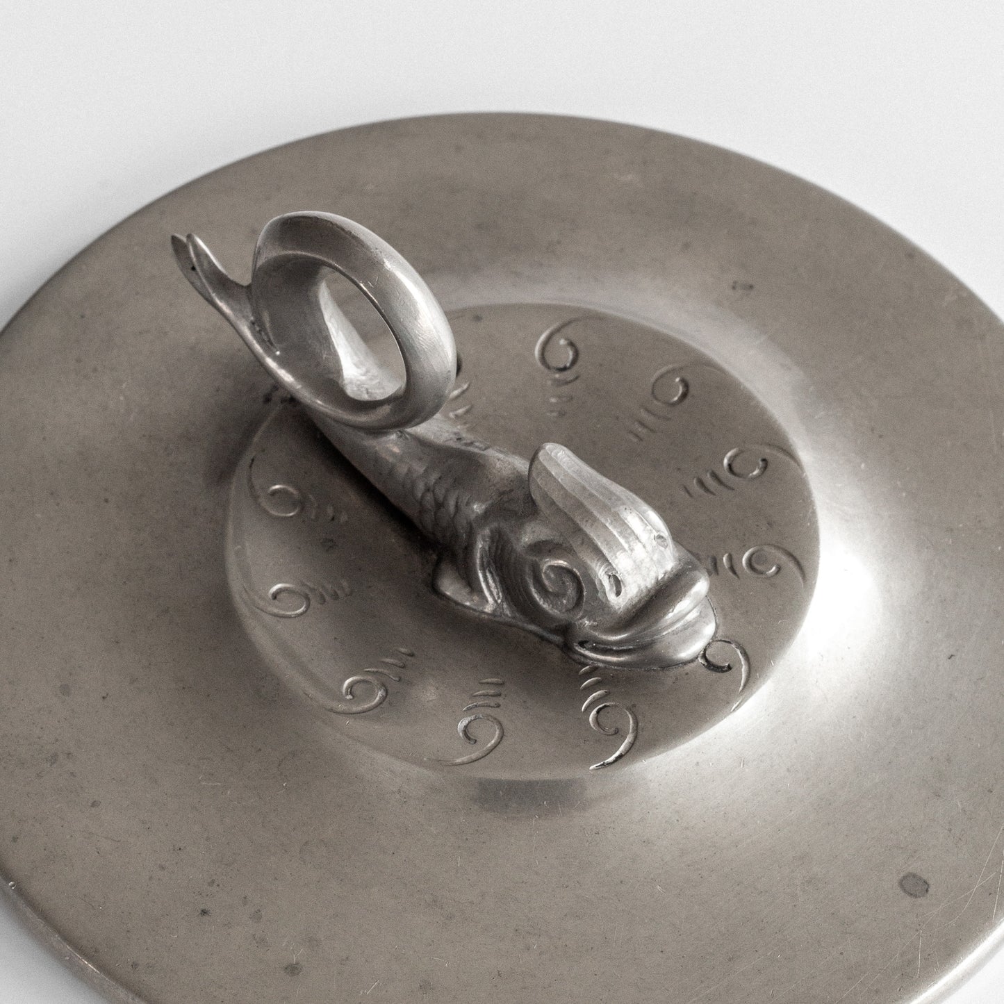 Pewter Hand Mirror