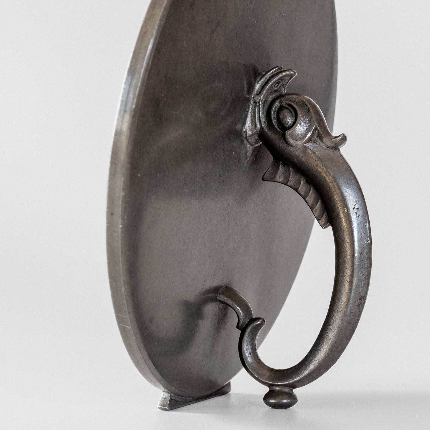 Pewter Hand-Held Mirror