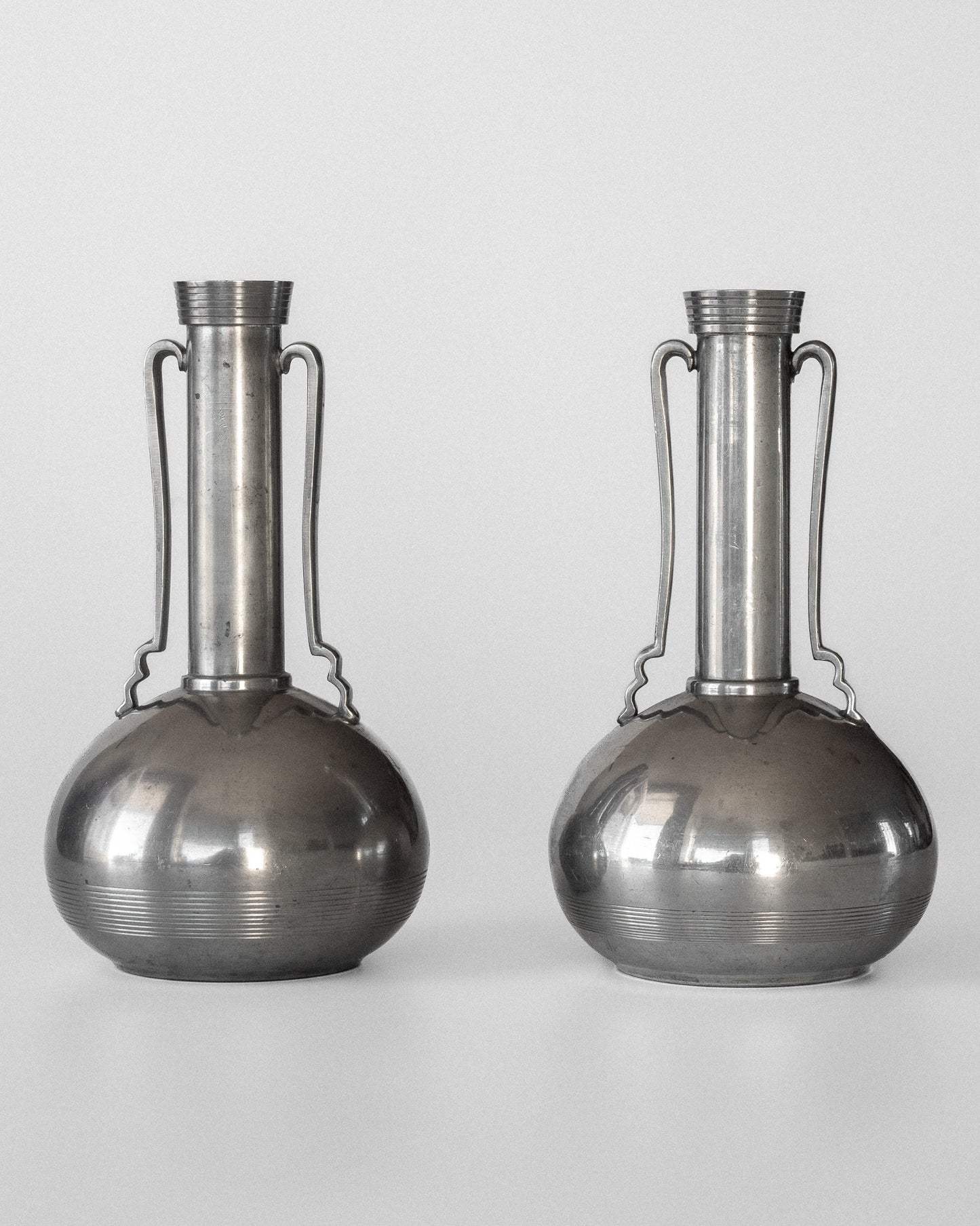 Modernist Pewter Vase