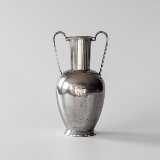 Modernist Pewter Amphora