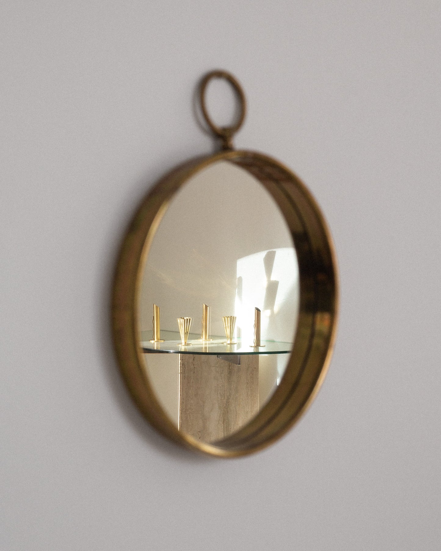 Brass Mirror