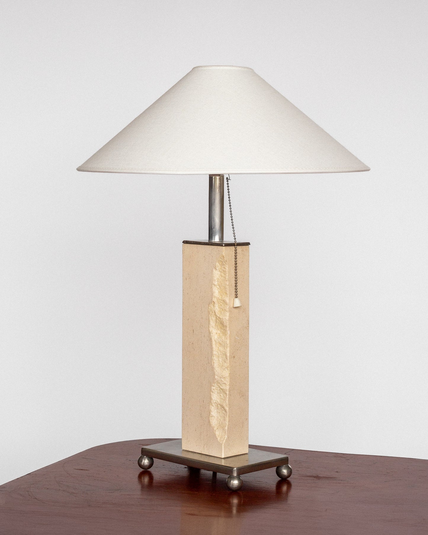Travertine Table Lamp