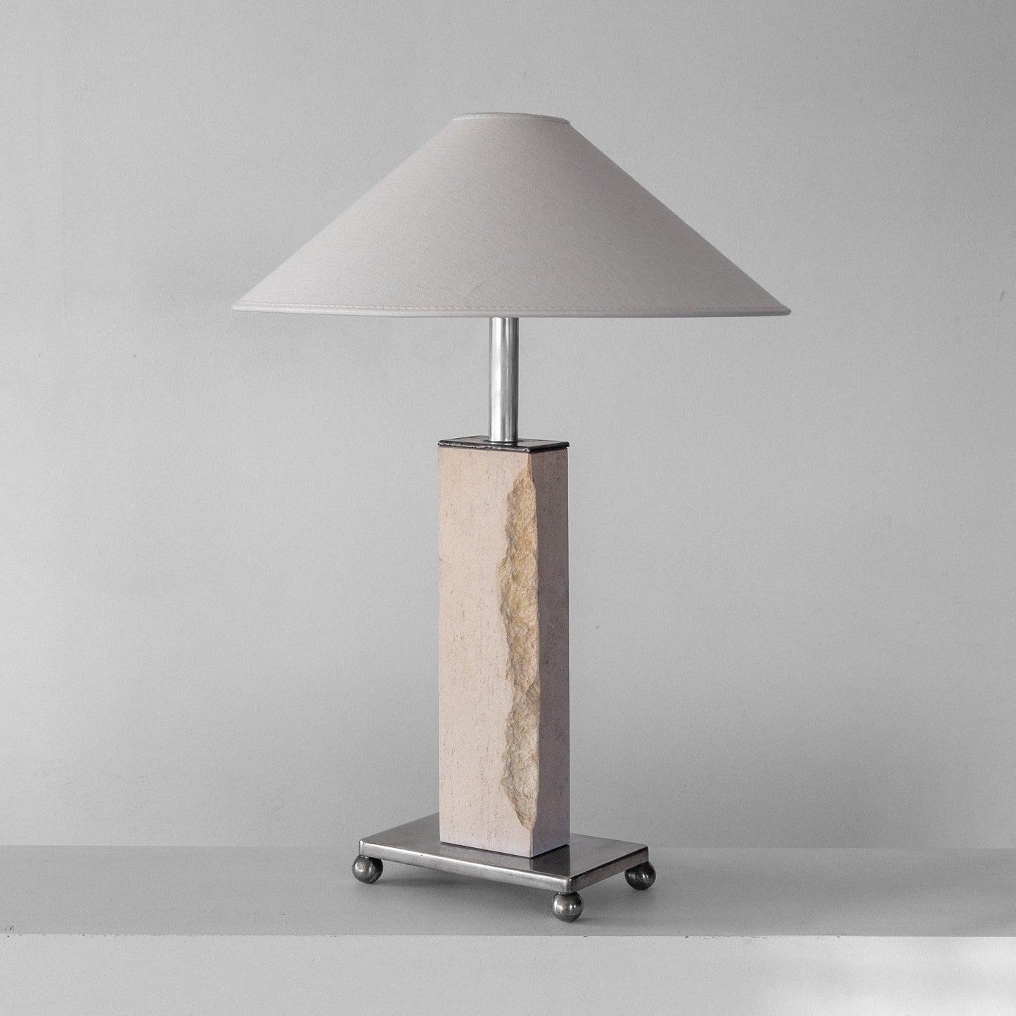 Travertine Table Lamp