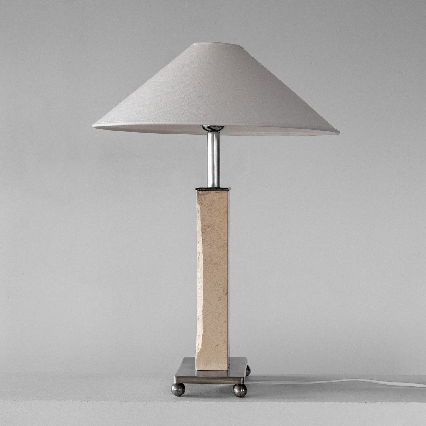 Travertine Table Lamp