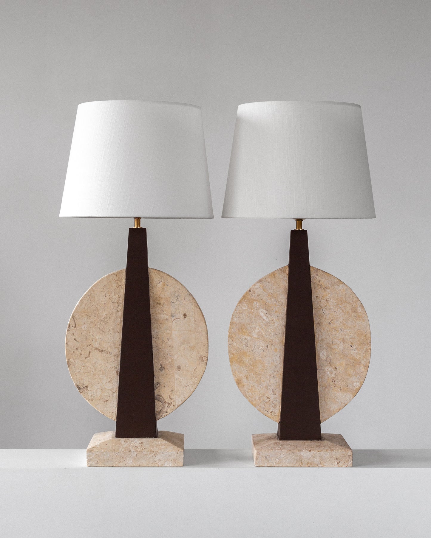 Travertine Table Lamps