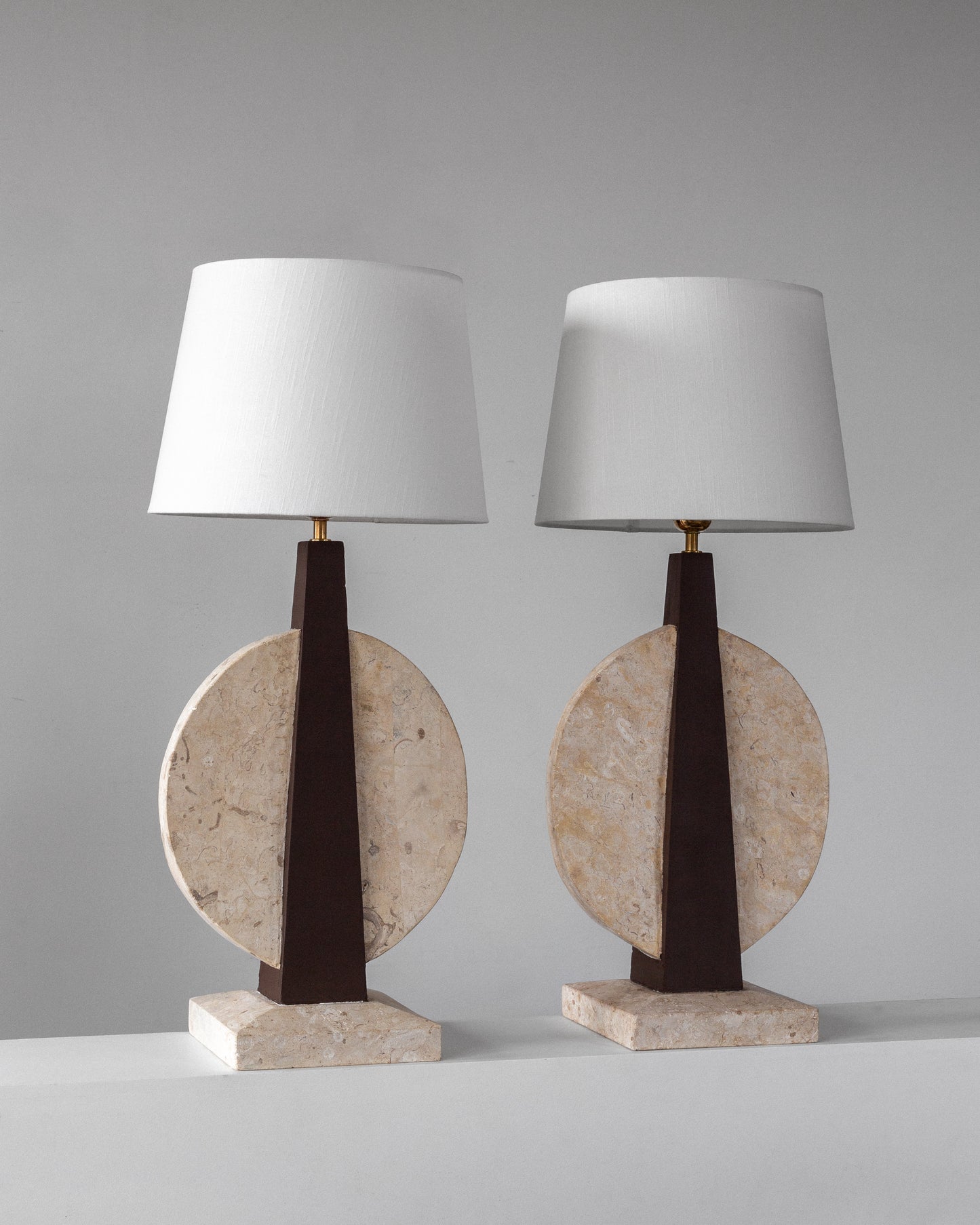 Travertine Table Lamps