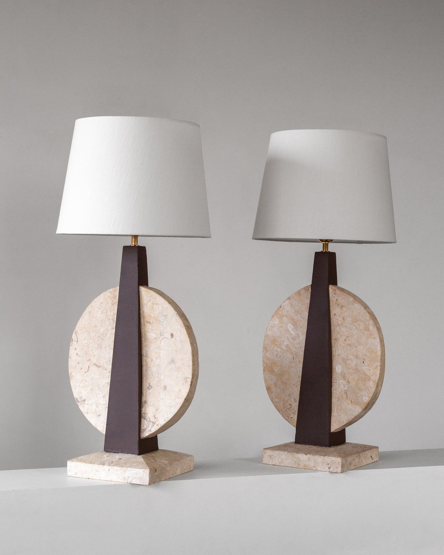 Travertine Table Lamps