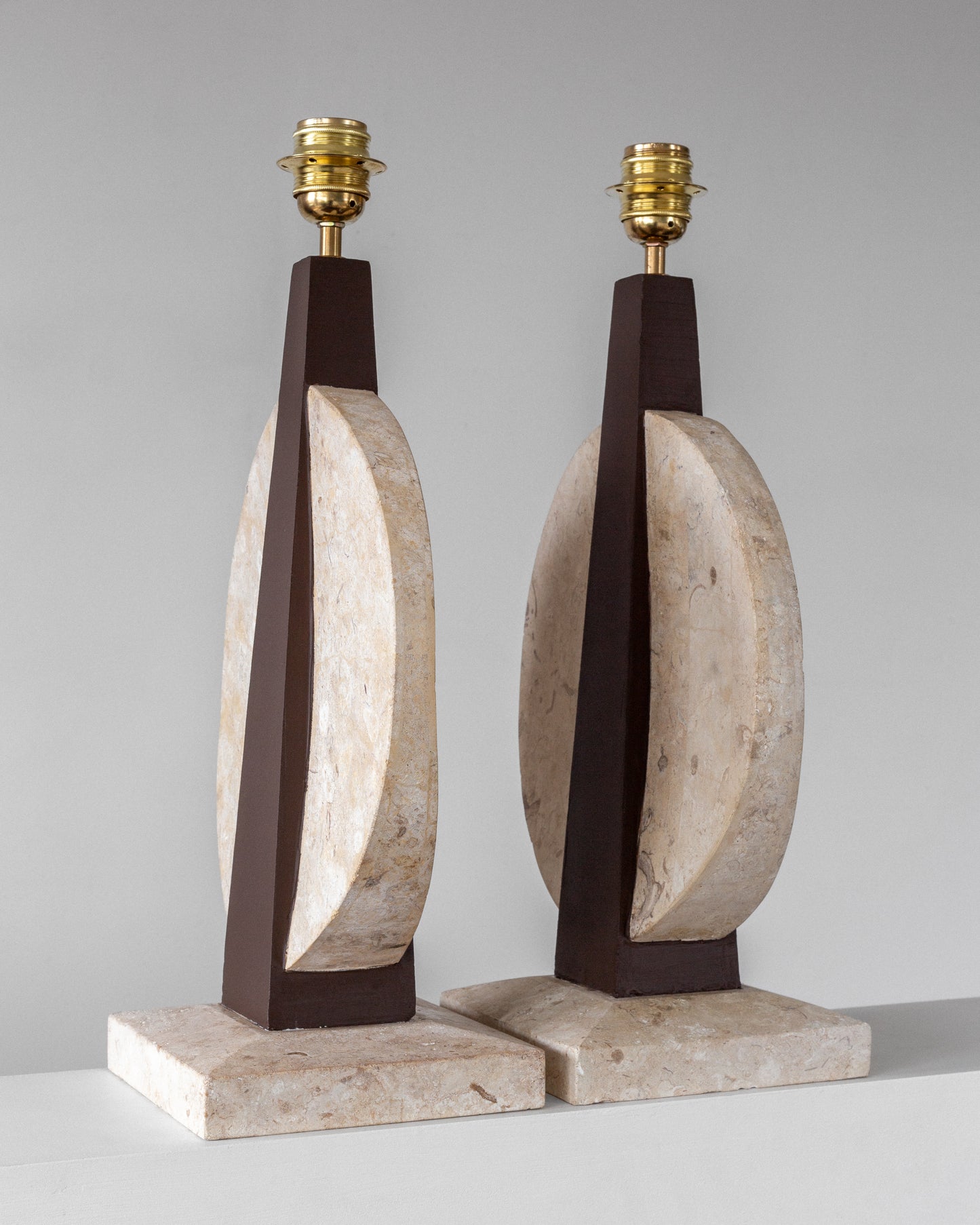 Travertine Table Lamps