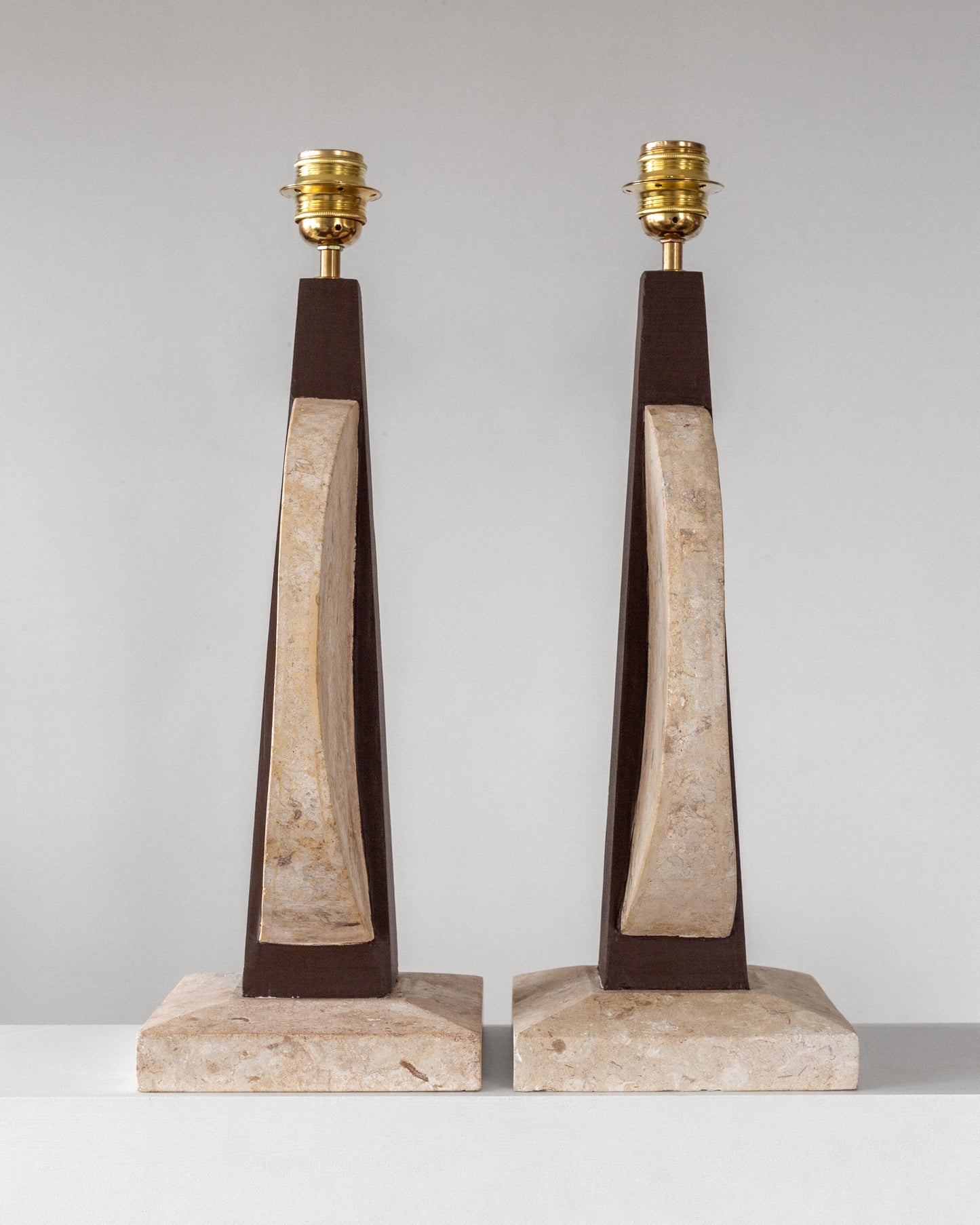 Travertine Table Lamps