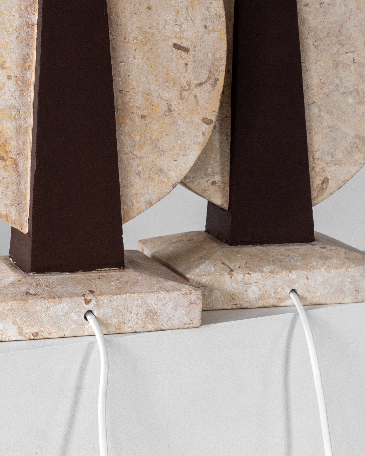 Travertine Table Lamps