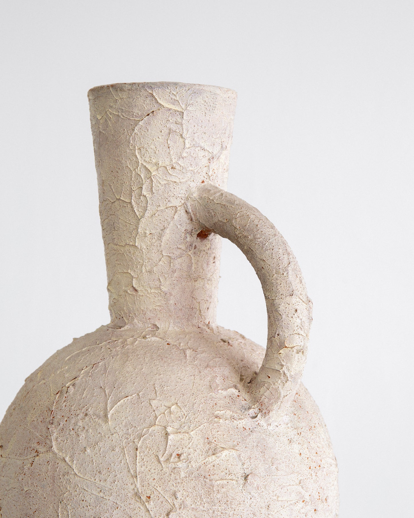 Large Textured Floor Vase