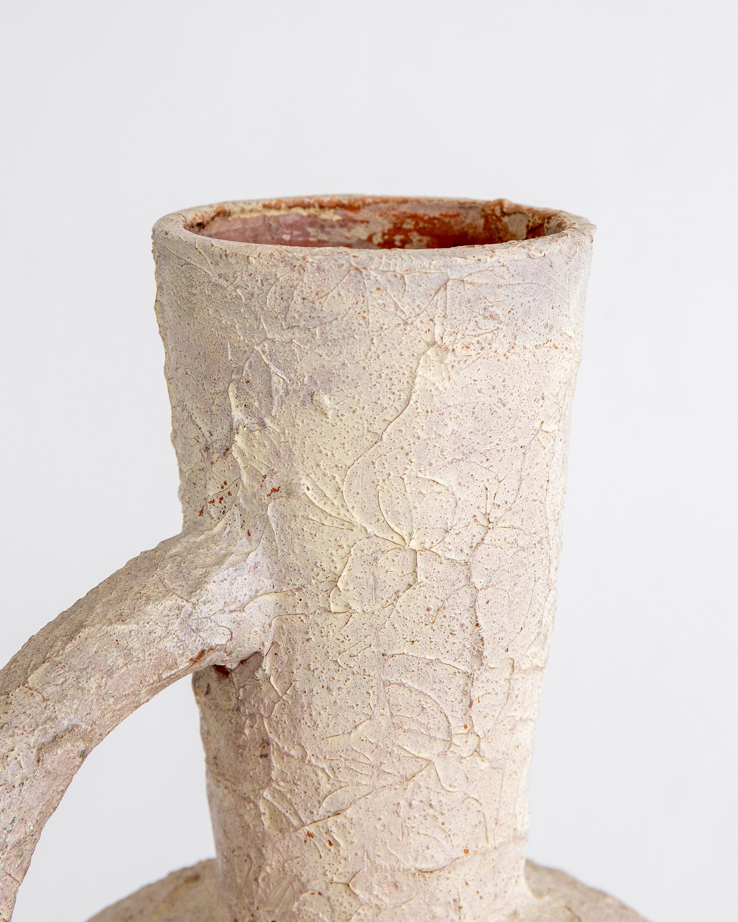 Large Textured Floor Vase