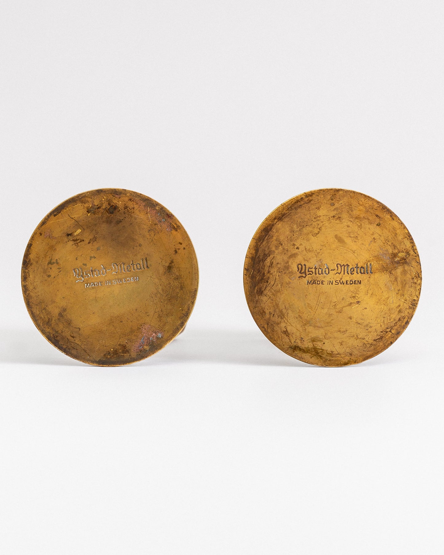 Pair of Brass Vases
