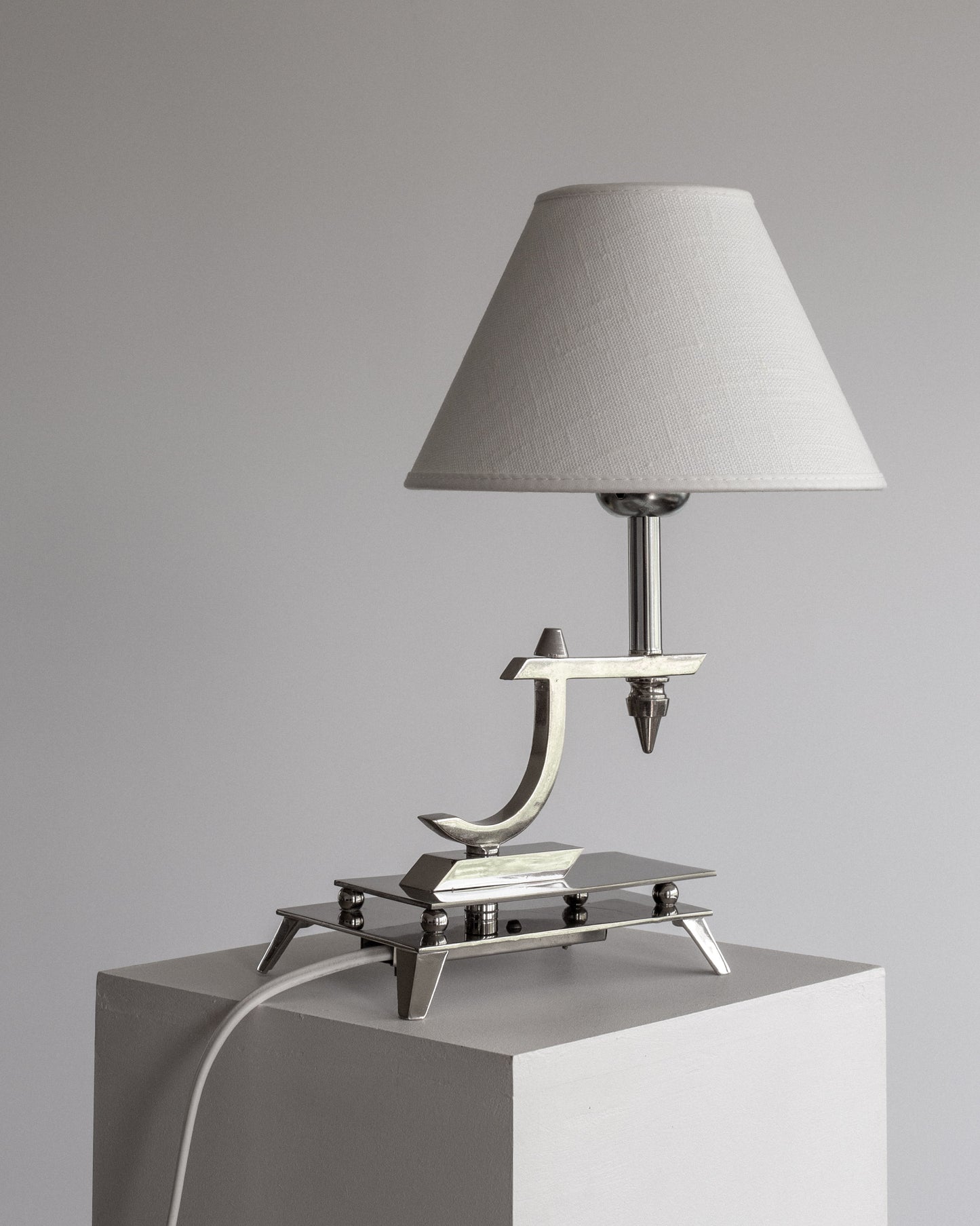 Geometric Art Deco Lamp