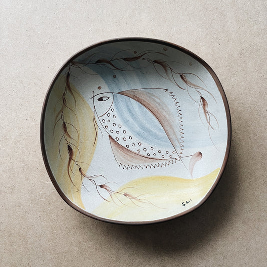 Vintage Ceramic Fish Plate