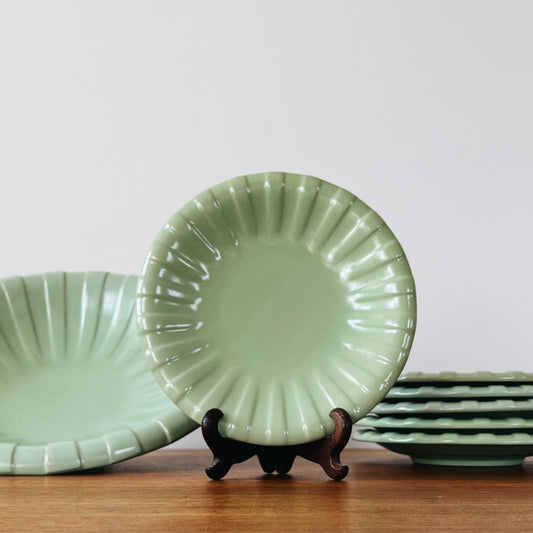 Set of Art Déco Dessert Plates
