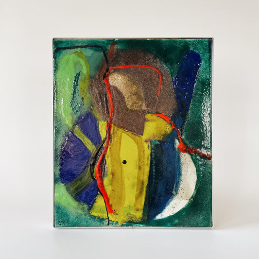Abstract Enamel Painting